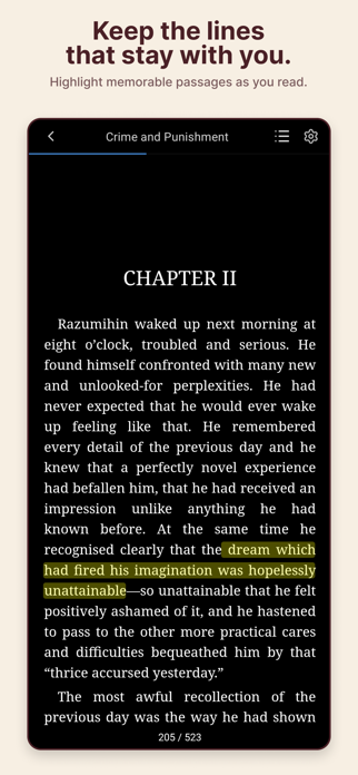 Rivro: Gutenberg Reader Screenshot 2 of 9