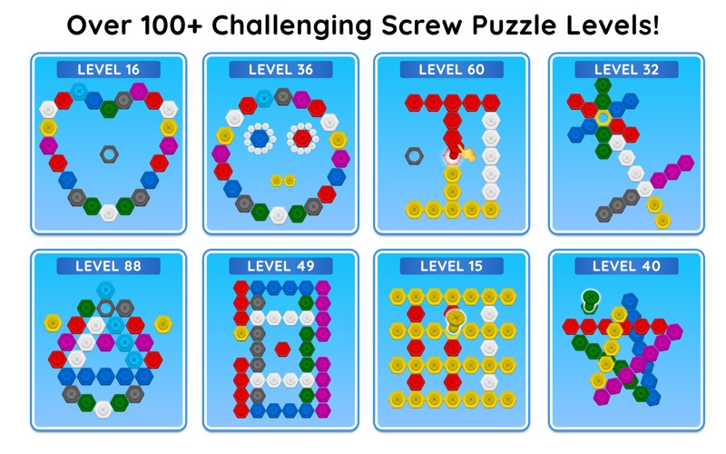 Screw Sort 3D - Puzzle Games Screenshot