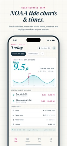 Perigee Tides: Chart & Times iPhone screenshot