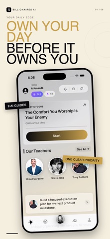 Billionaires AI: Focus Coach screenshot