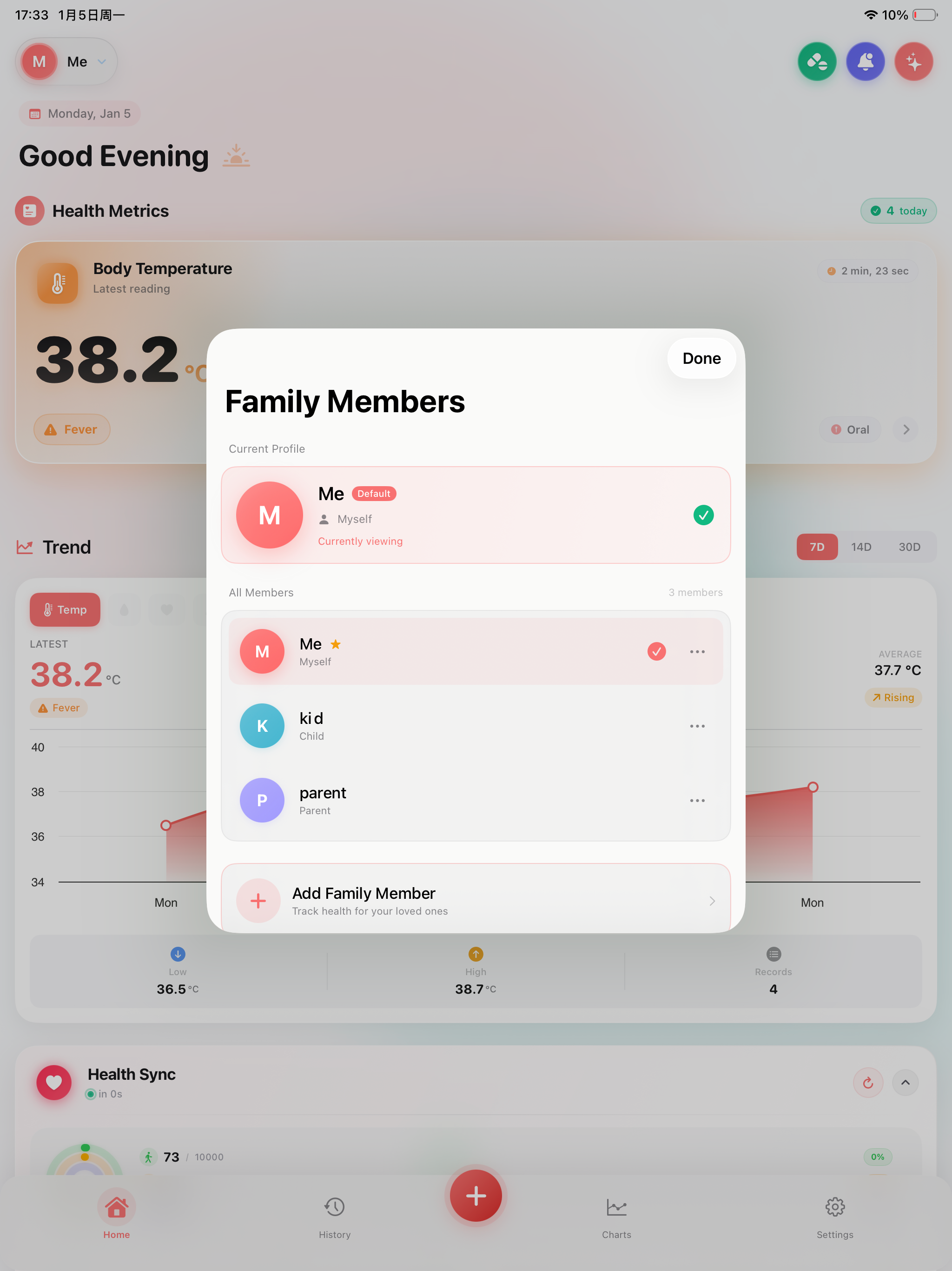 Body Temperature App Fever Log screenshot 8