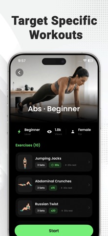 workout : fitness tracker Gym iPhone screenshot