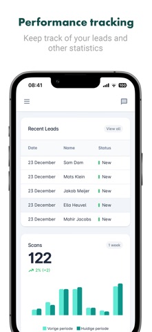 Mybusinesscard App screenshot