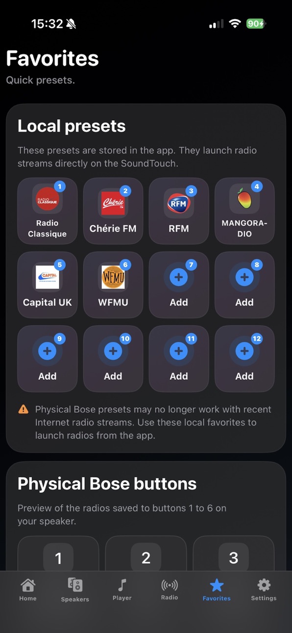 iPhone screenshot