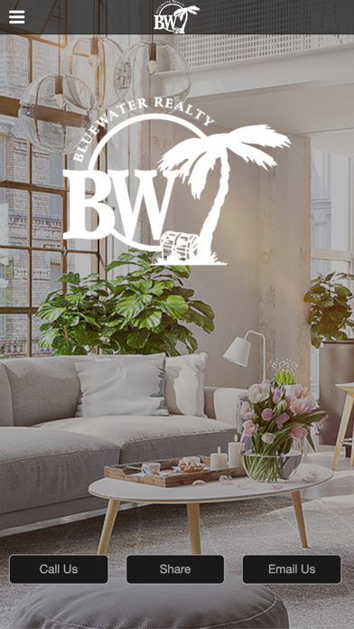 Screenshot 1 of BlueWater Realty App