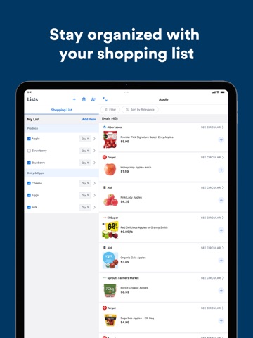 Flipp: Shop Grocery Deals iPad screenshot