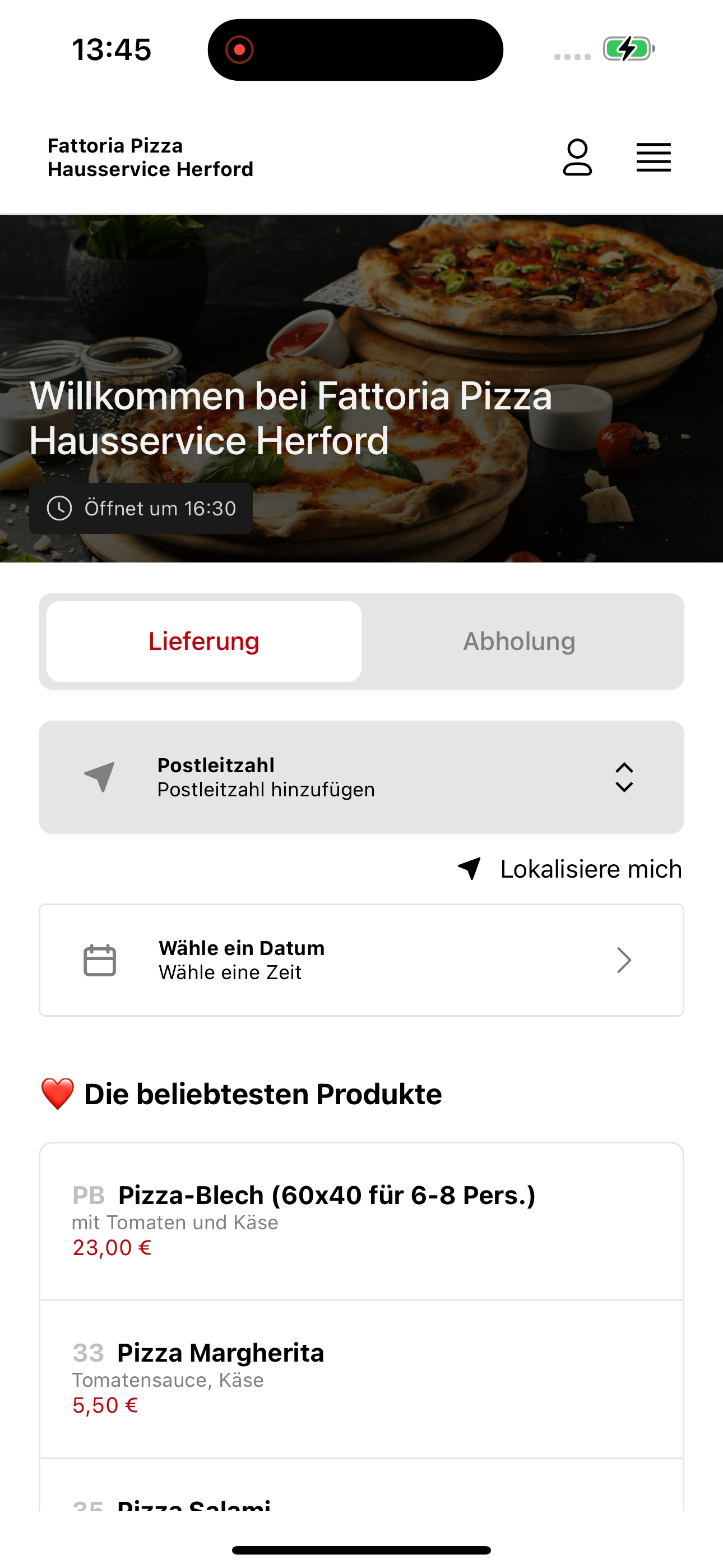 Fattoria Pizza Hausservice screenshot 5
