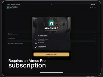 ATMOS: AI Architecture iPad screenshot