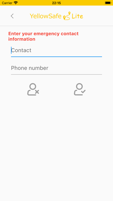 YellowSafe Lite -against crime Screenshot