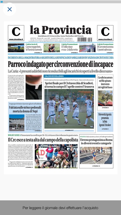 La Provincia di Civitavecchia Screenshot