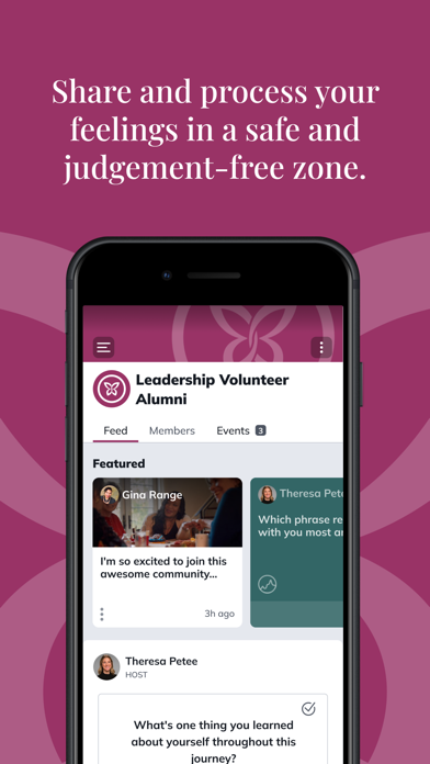 Flourish: LBBC iPhone screenshot 2 - Social Networking app