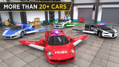 Flying Car: Police Car Games Screenshot