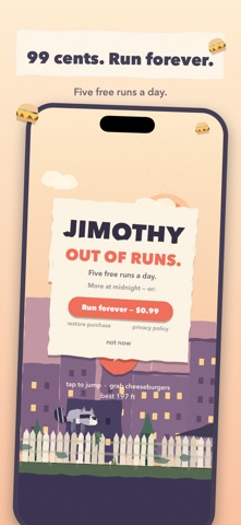 Jimothy Jump iPhone screenshot