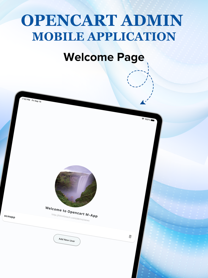 Opencart Admin Mobile App.