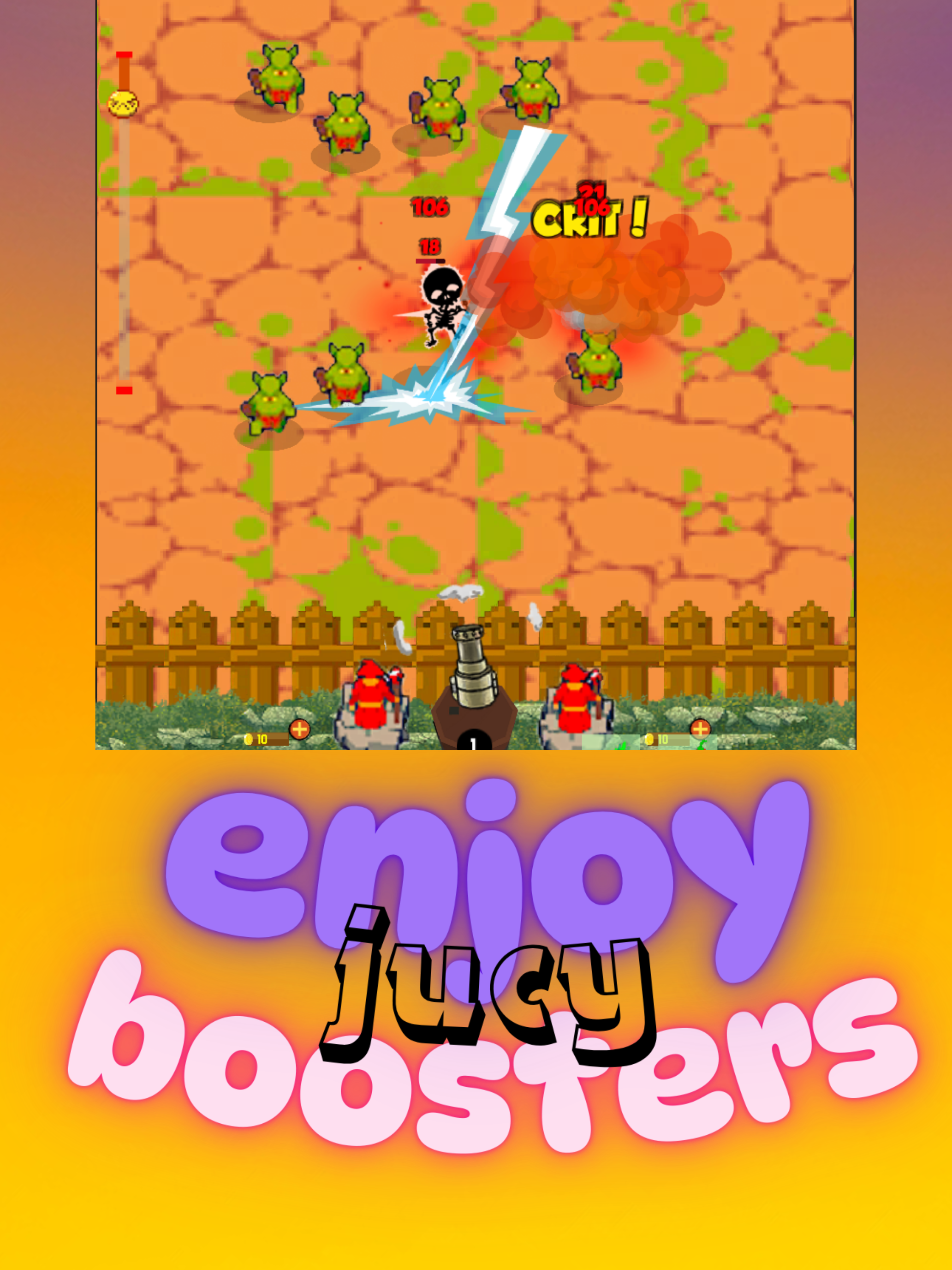 Tower defense: cute pixel game screenshot 5