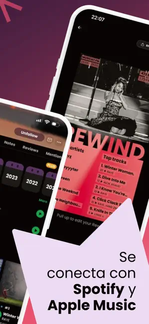 musicat: Music, Stats, Reviews iPhone screenshot 2