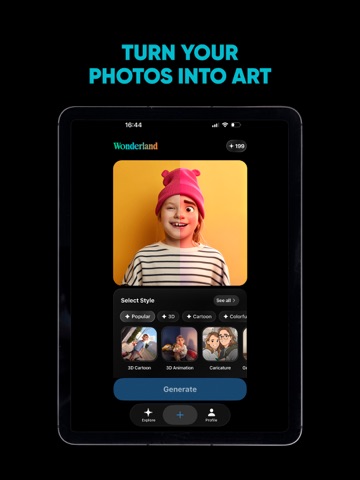 Wonderland: Cartoon Yourself iPad screenshot