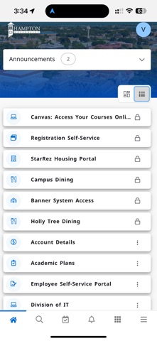 HamptonU Experience screenshot