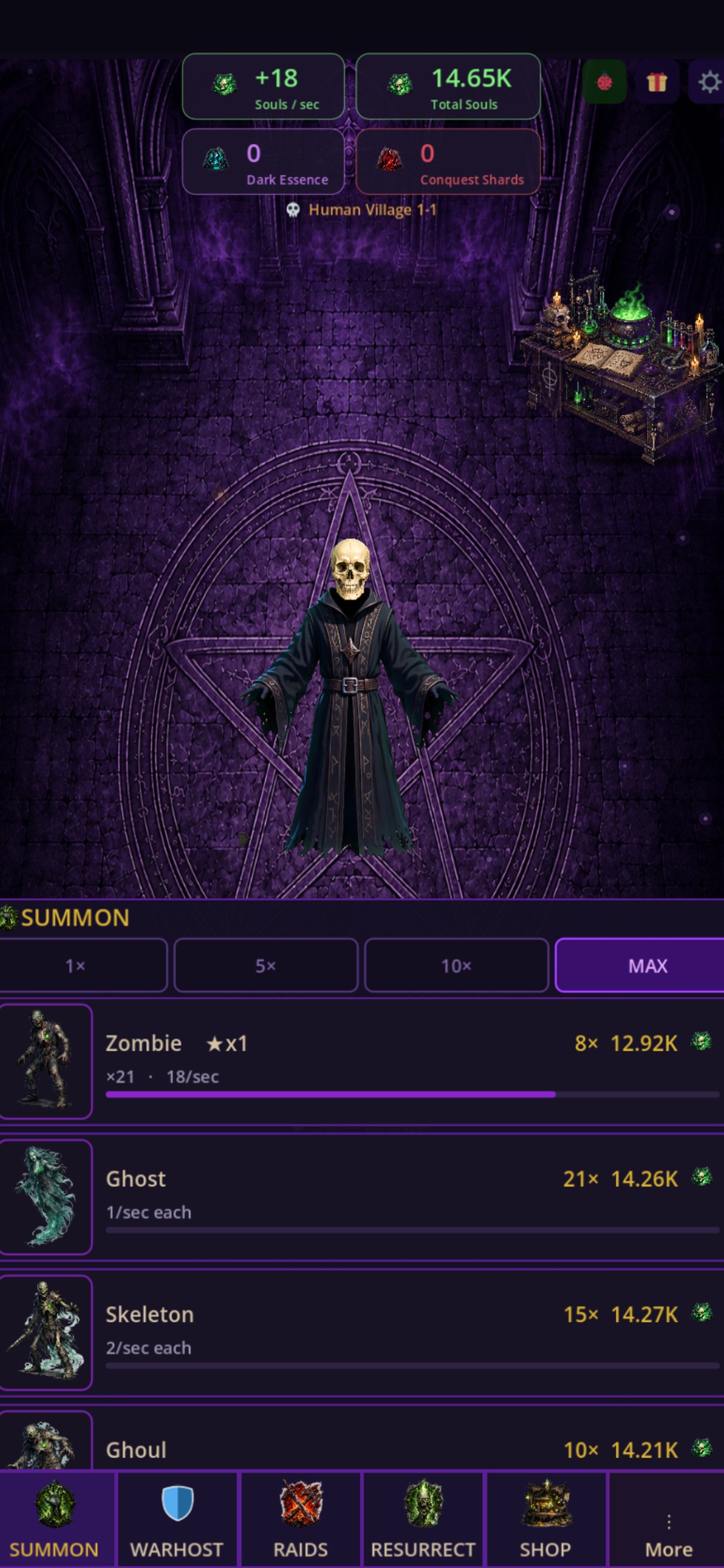 Screenshot 1 of Necromancer's Rise