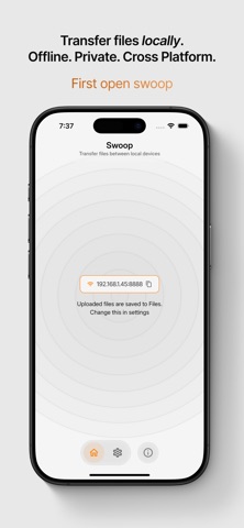 Swoop - Transfer files locally screenshot