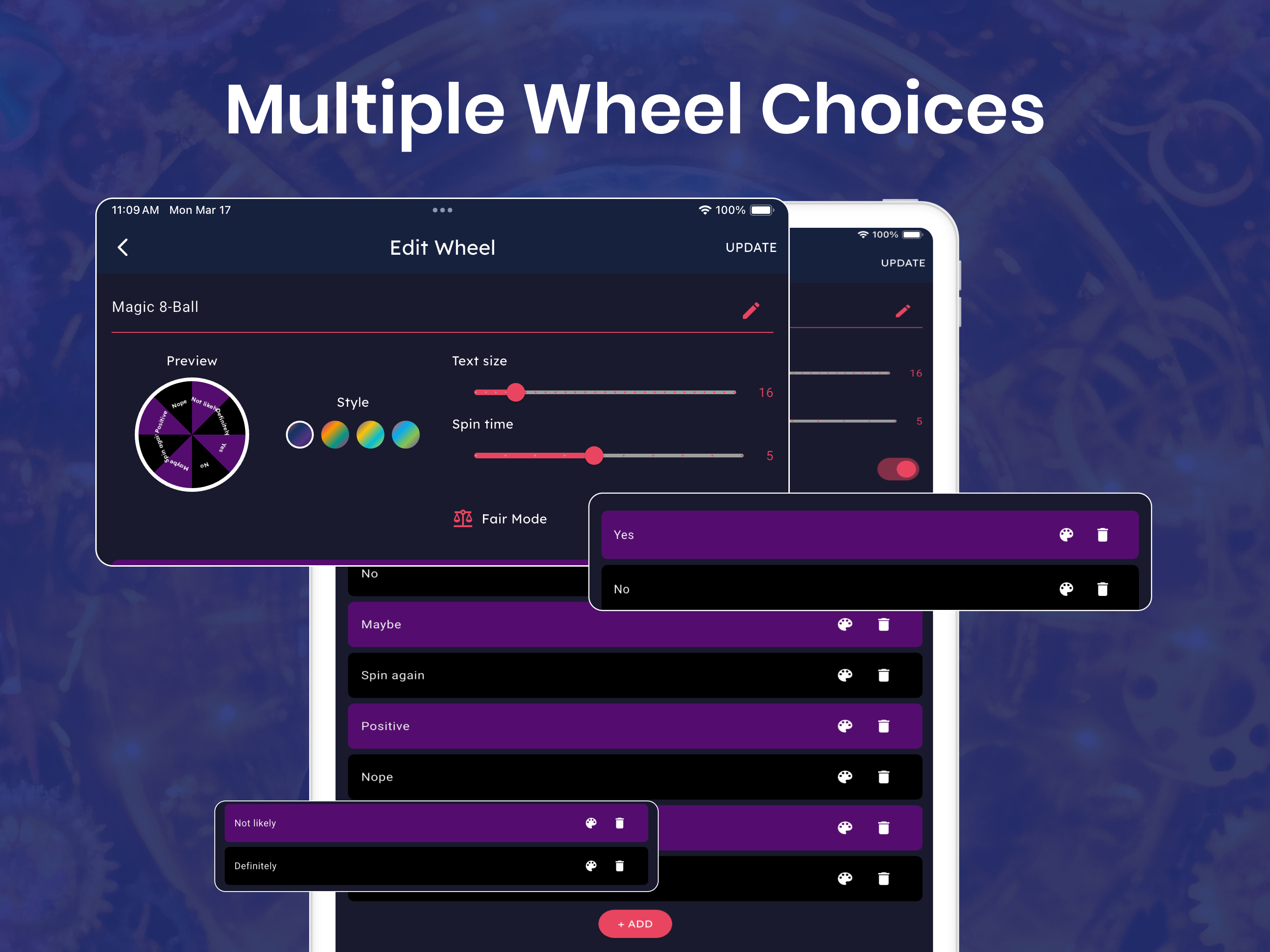 Spin The Wheel: Tiny Decision screenshot 15
