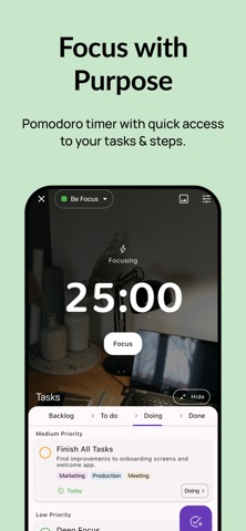 BeFocus: Task & Pomodoro Timer Screenshot 5 of 7