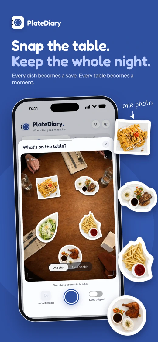 PlateDiary: Food Photo Journal screenshot 1