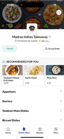 Madras Indian Takeaway. screenshot