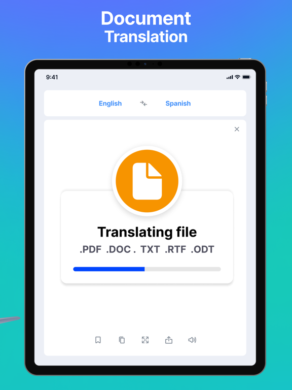 Lingvanex Language Translator iPad screenshot 4 - Education app