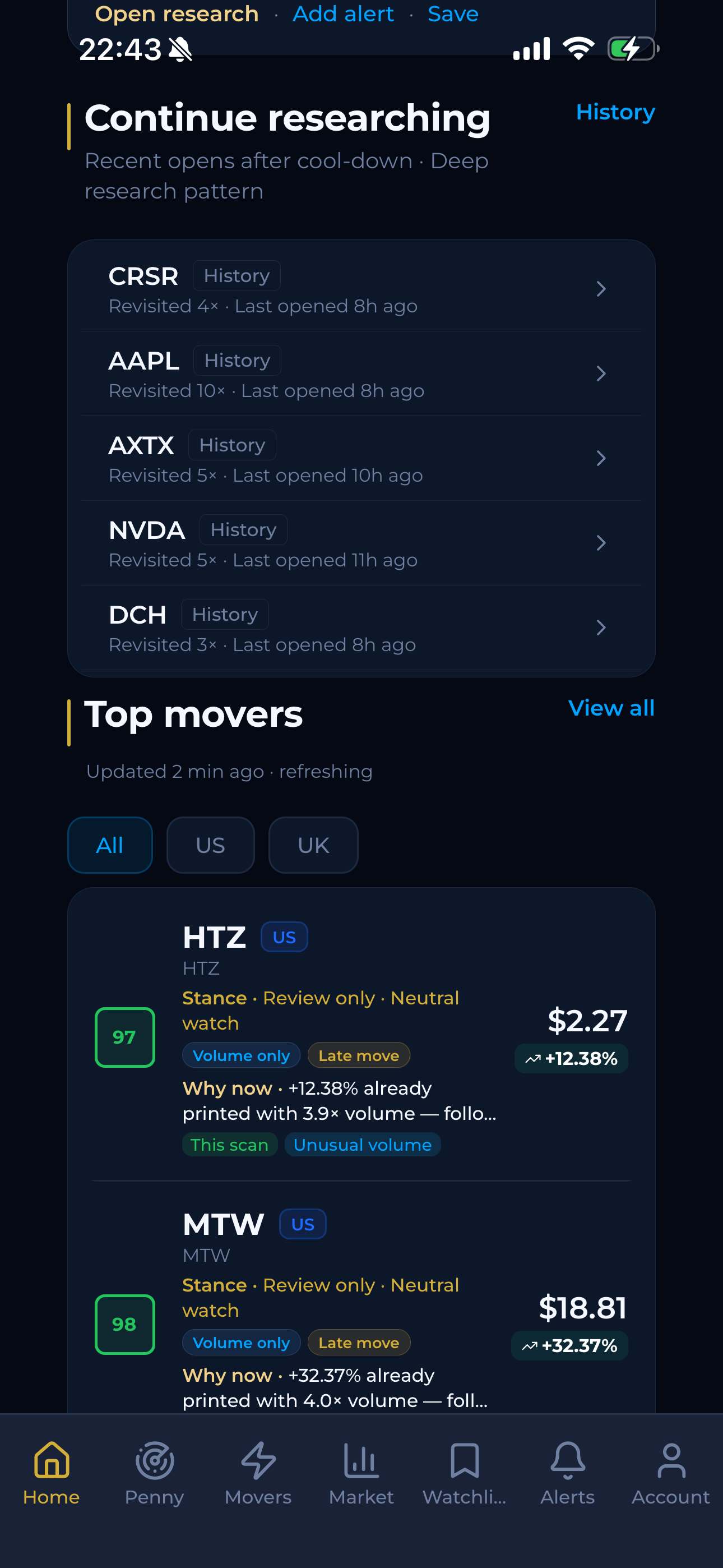 Penny Stock Radar screenshot 6