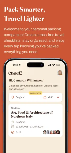 Chekt Travel screenshot 1