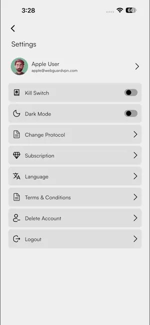 WebGuard VPN screenshot 4
