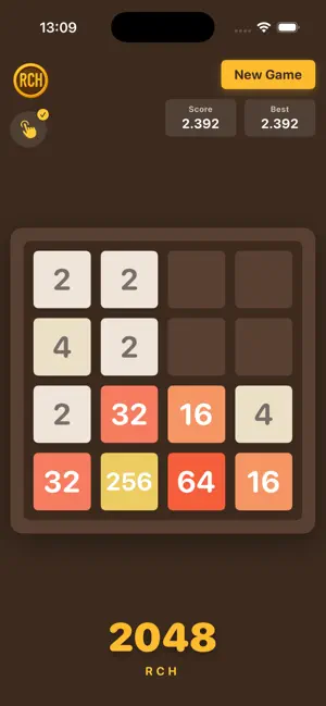2048 RCH: Minimalist Puzzle screenshot 3