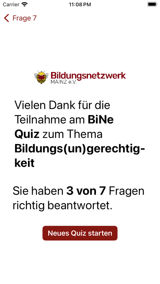 #4. BiNe-Quiz (iOS) 由: Dominic Opitz