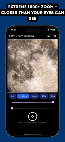 Ultra Zoom 1000x Moon Camera screenshot