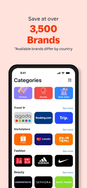 ShopBack: Cashback & Rewards iPhone screenshot 3
