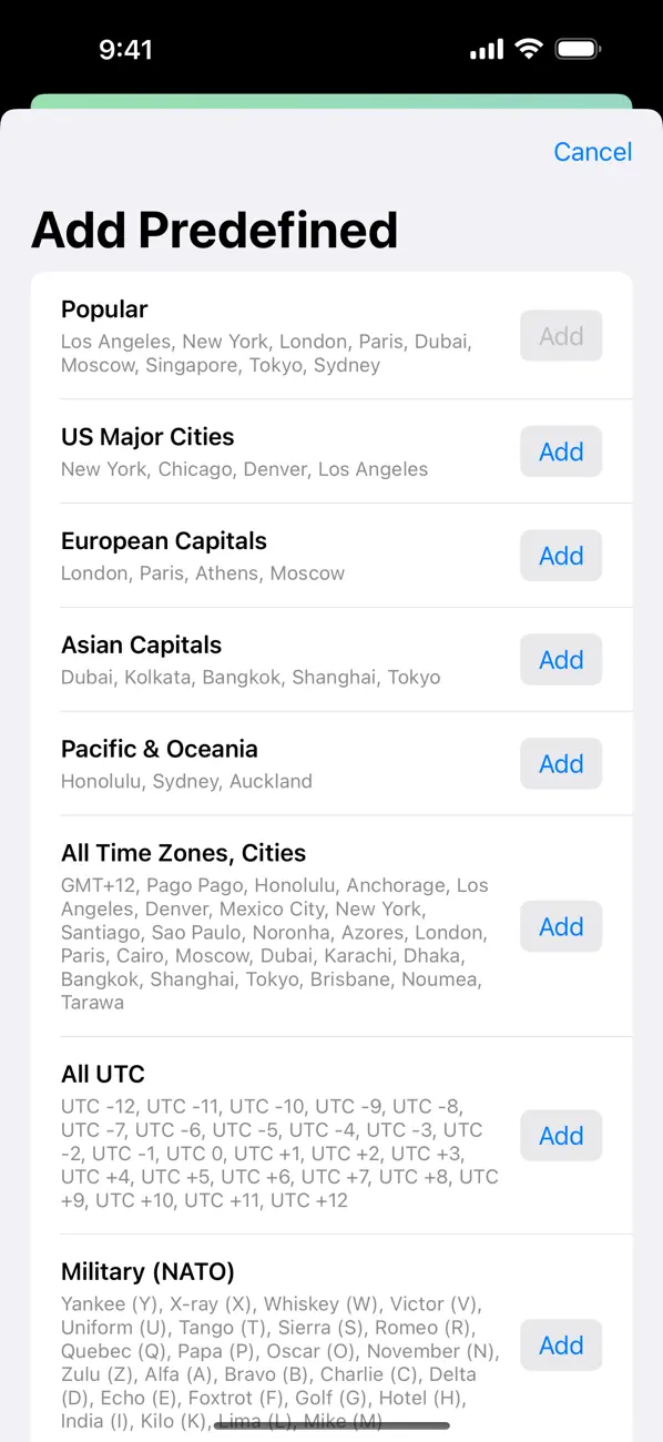 Screenshot #3 pour 24h World Clock