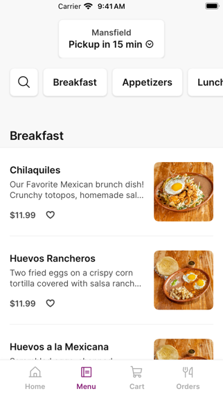 App screenshot