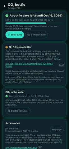 Aqualizer – Aquarium-App Screenshot 4 of 7