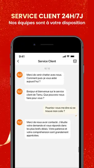 Capture d'écran de Temu : Achats Et Mode En Ligne sur iPhone 6