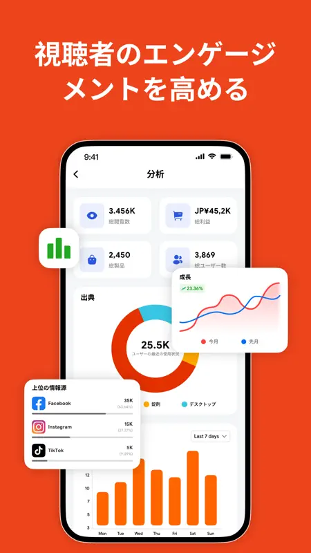 Linkbio - ウェブサイトとリンクツリーを作成する screenshot 4 of 5