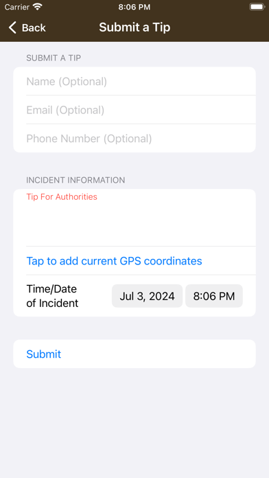 Dubois County Sheriff’s Office Screenshot