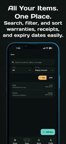 Warranty Vault: Receipt Track iPhone screenshot