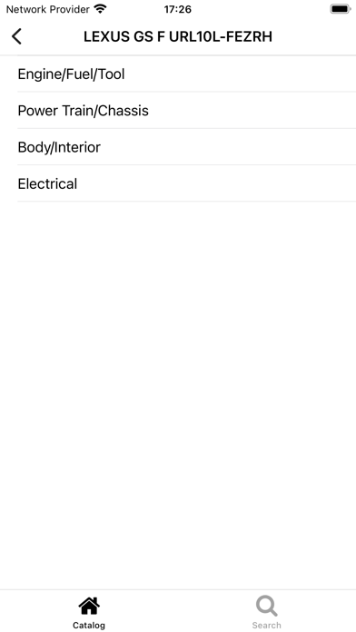 Car parts for Lexus (EPC) Screenshot