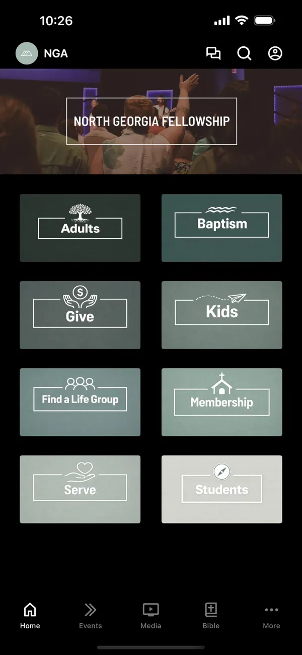 Screenshot #1 pour North Georgia Fellowship