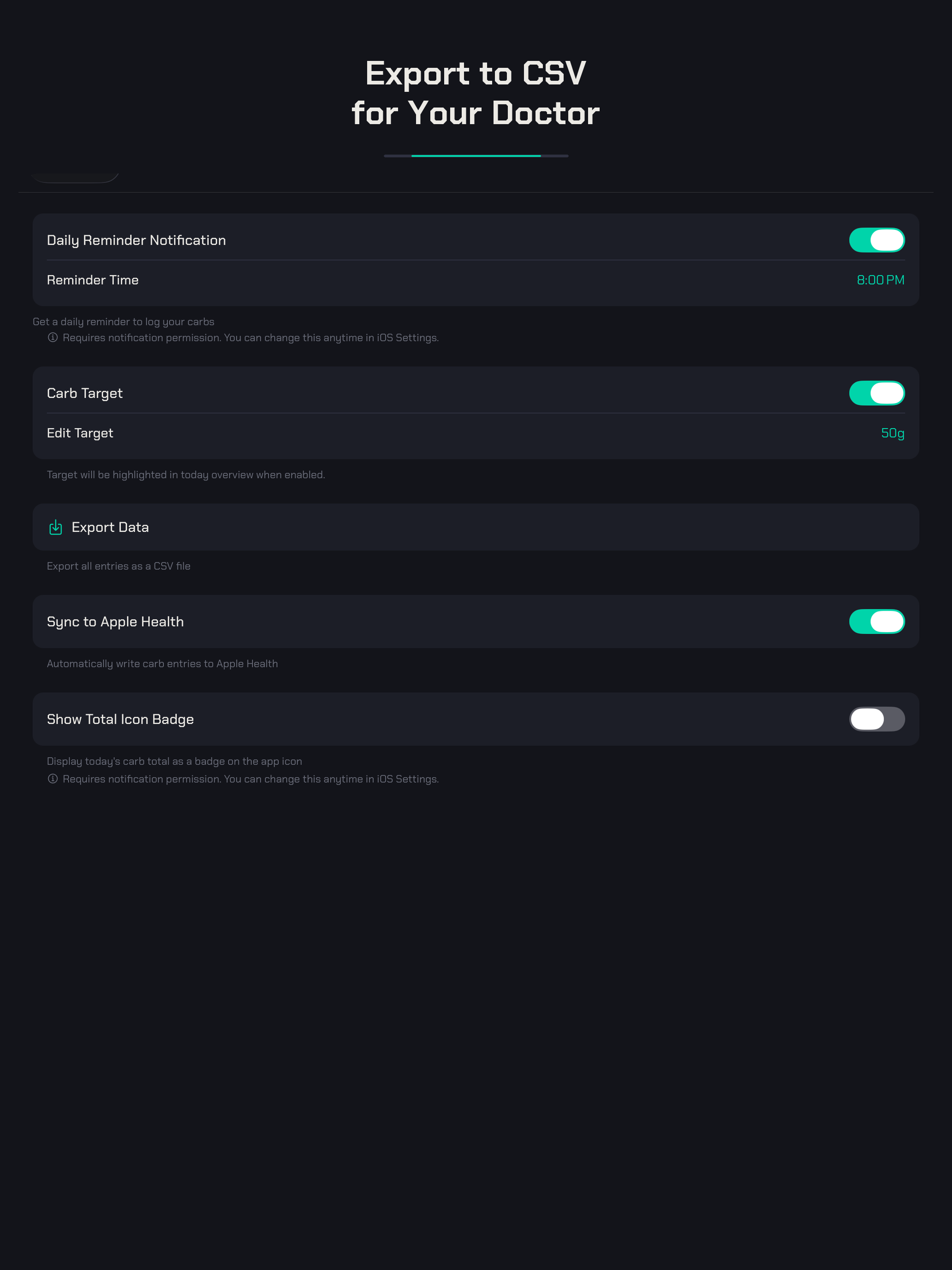 Quick Carb - Carb Counter screenshot 17