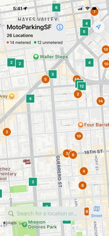 MotoParkSF screenshot