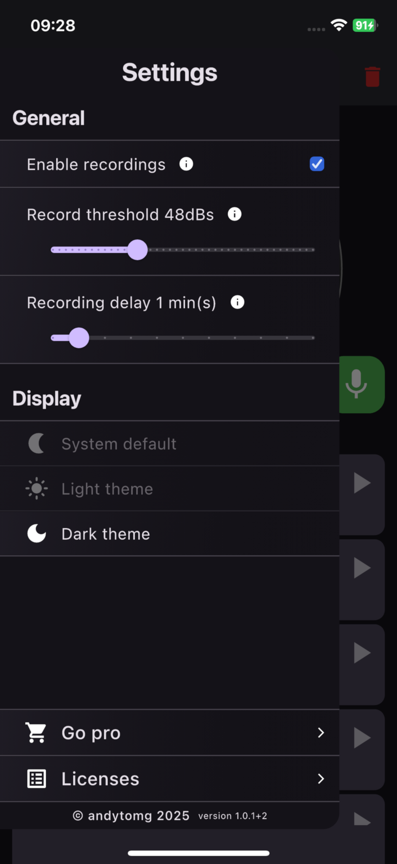 Noise Recorder