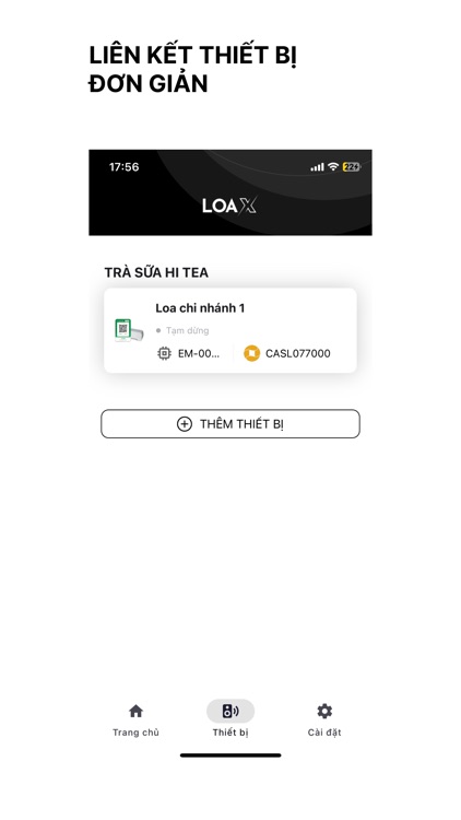 Loa X - Loa thanh toán