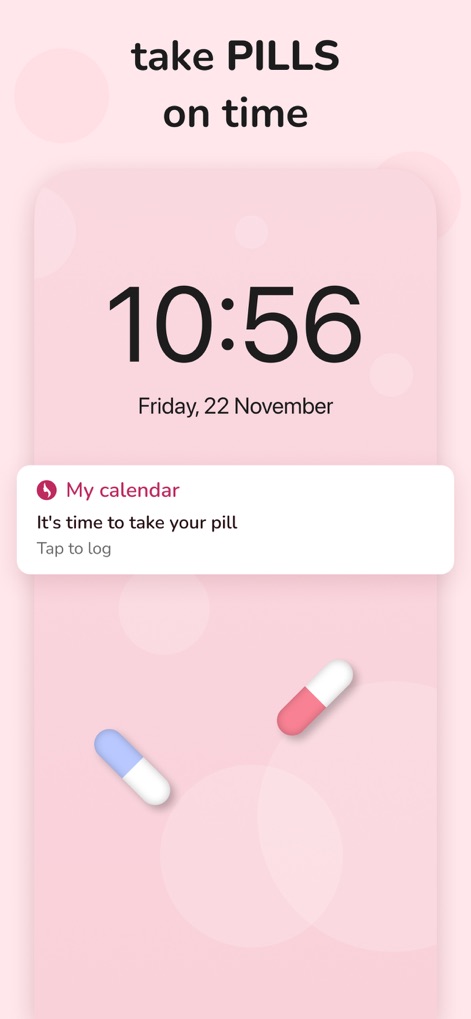 Period Tracker and Calendar - Timely Medication Reminders